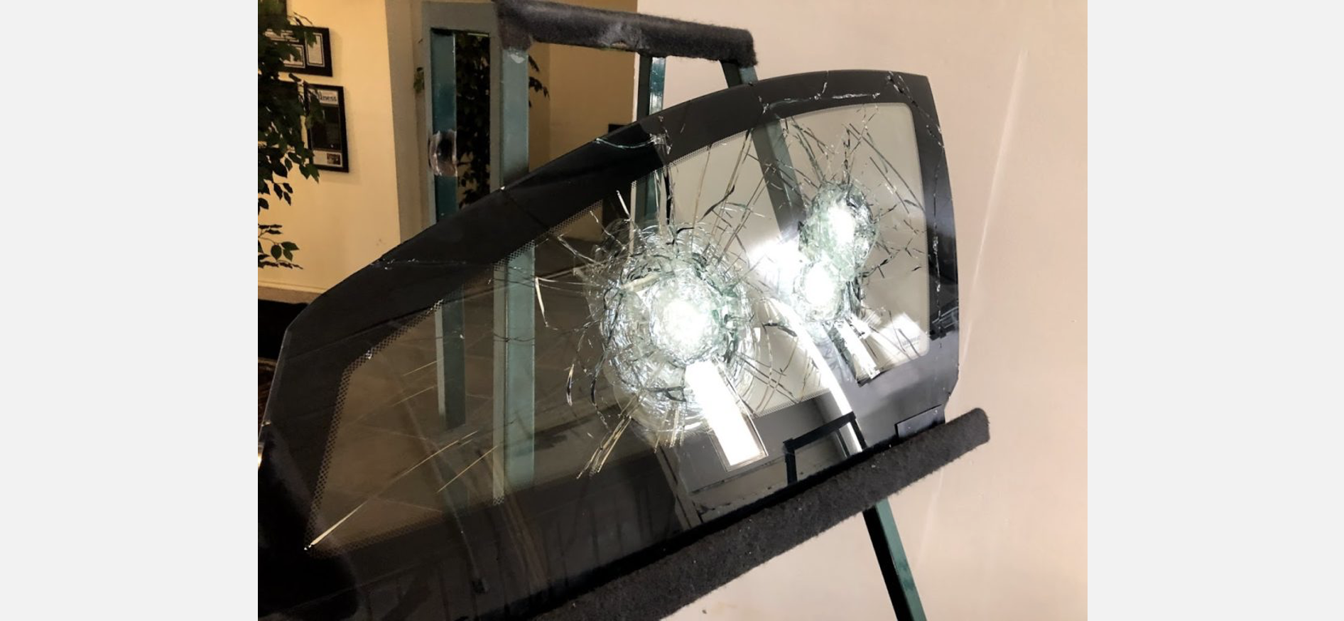 Sample Car Bullet Proof Window