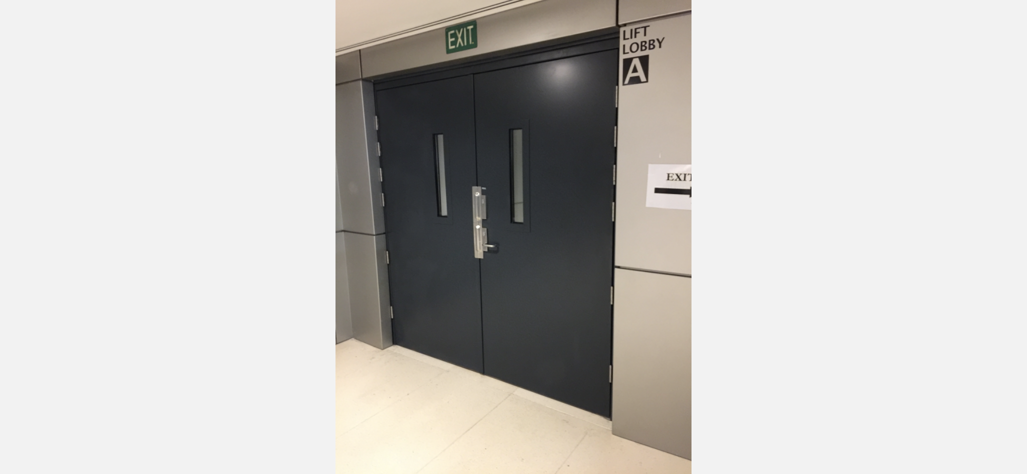 Supreme Court Forced Entry Door